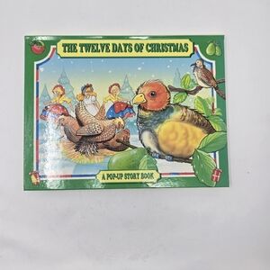 Vintage 1997 The Twelve Days of Christmas A Pop Up Story Book Childrens Vintage